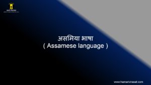 असमिया भाषा(Assamese language)