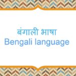 बंगाली भाषा ( Bengali language )