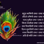 “राधा अष्टमी” की हार्दिक बधाई।